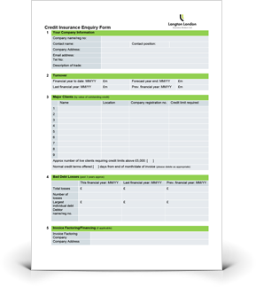 Trade Credit Insurance proposal document